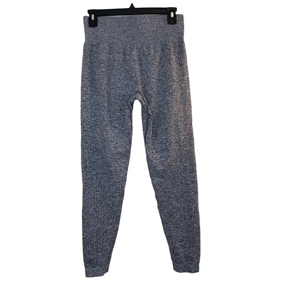 Heathered Gray Dot Pattern Leggings Size XL - Picture 4 of 7